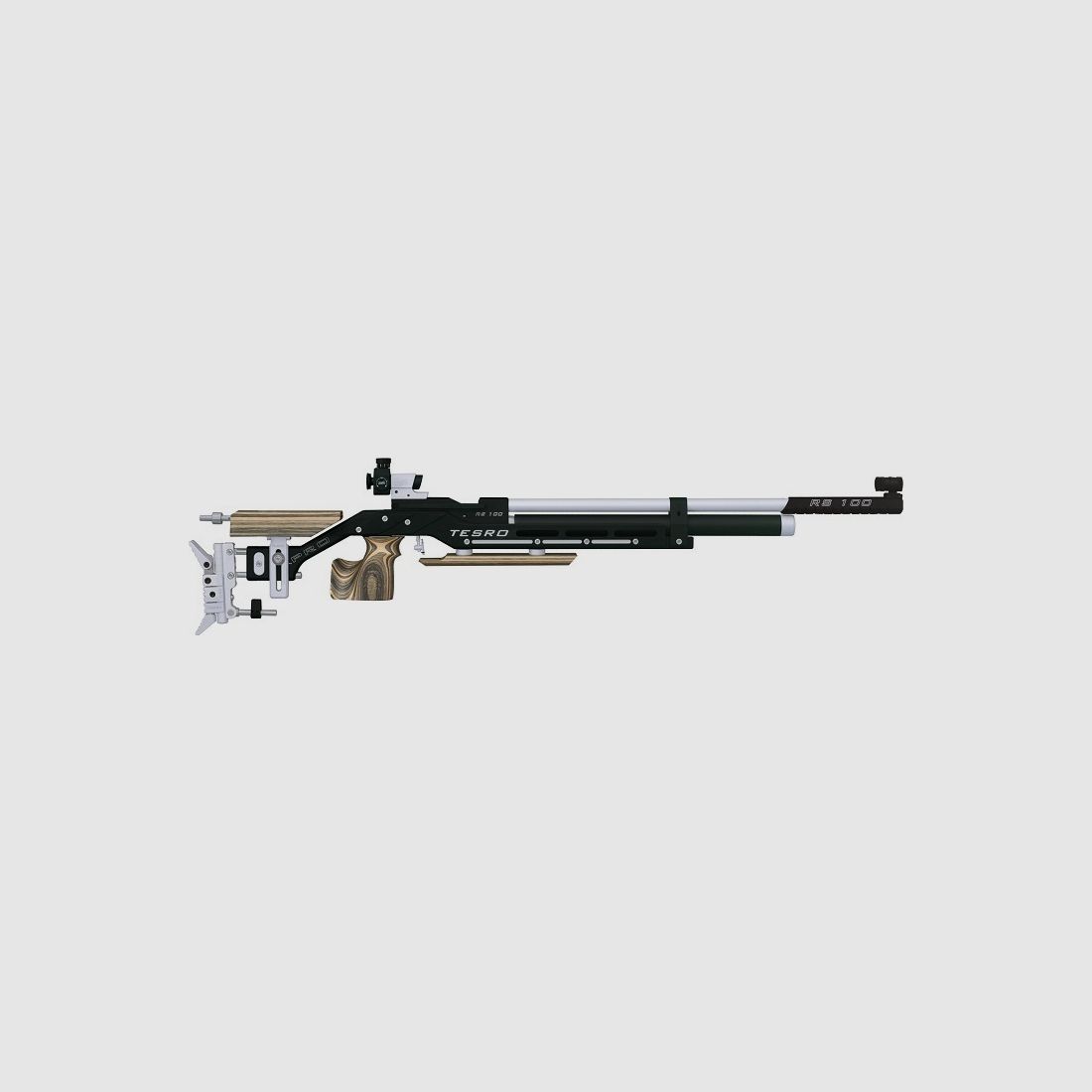 Tesro RS 100 PRO silber/desert rechts Luftgewehr Match