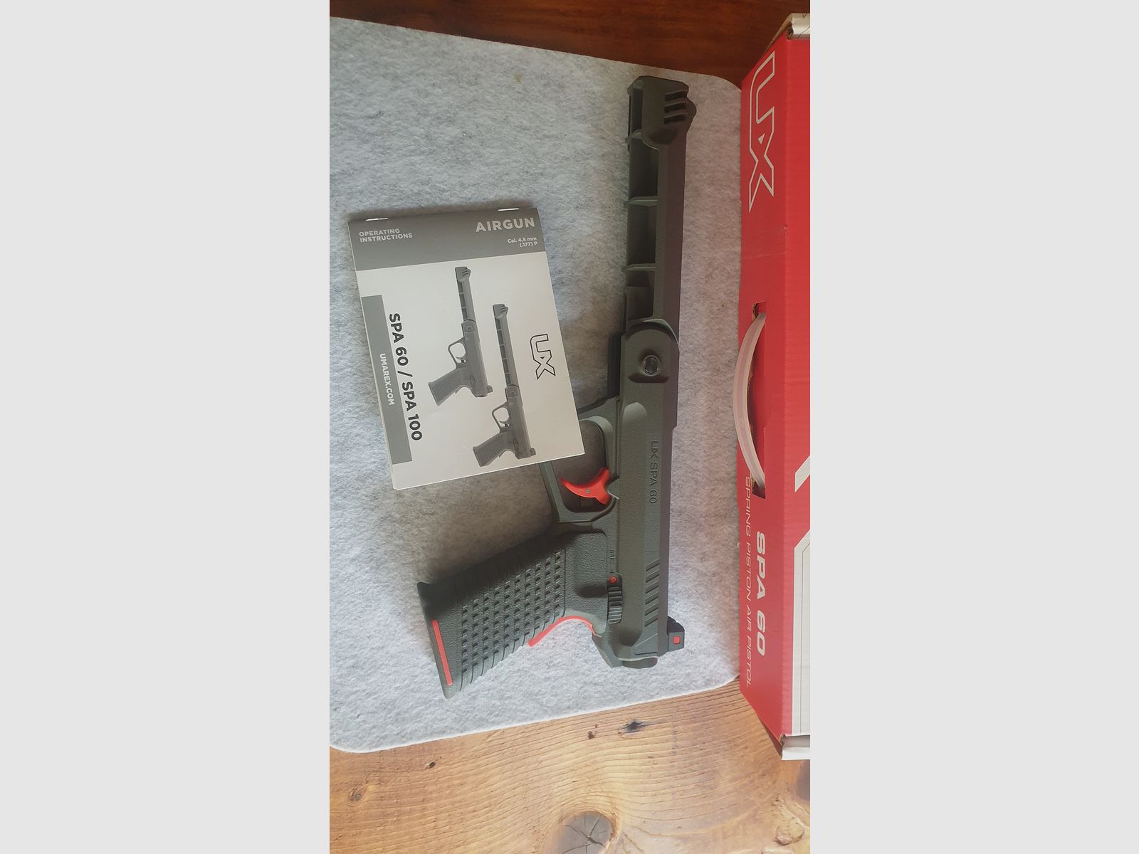 Pistole Umarex SPA 60 4,5mm Diabolo