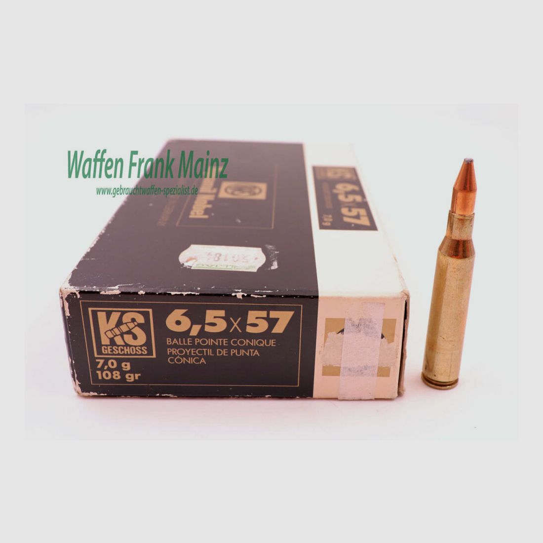 RWS (WZd.Fa.Rottweil) Cartouches de Fusil - Ouvert 6,5x57