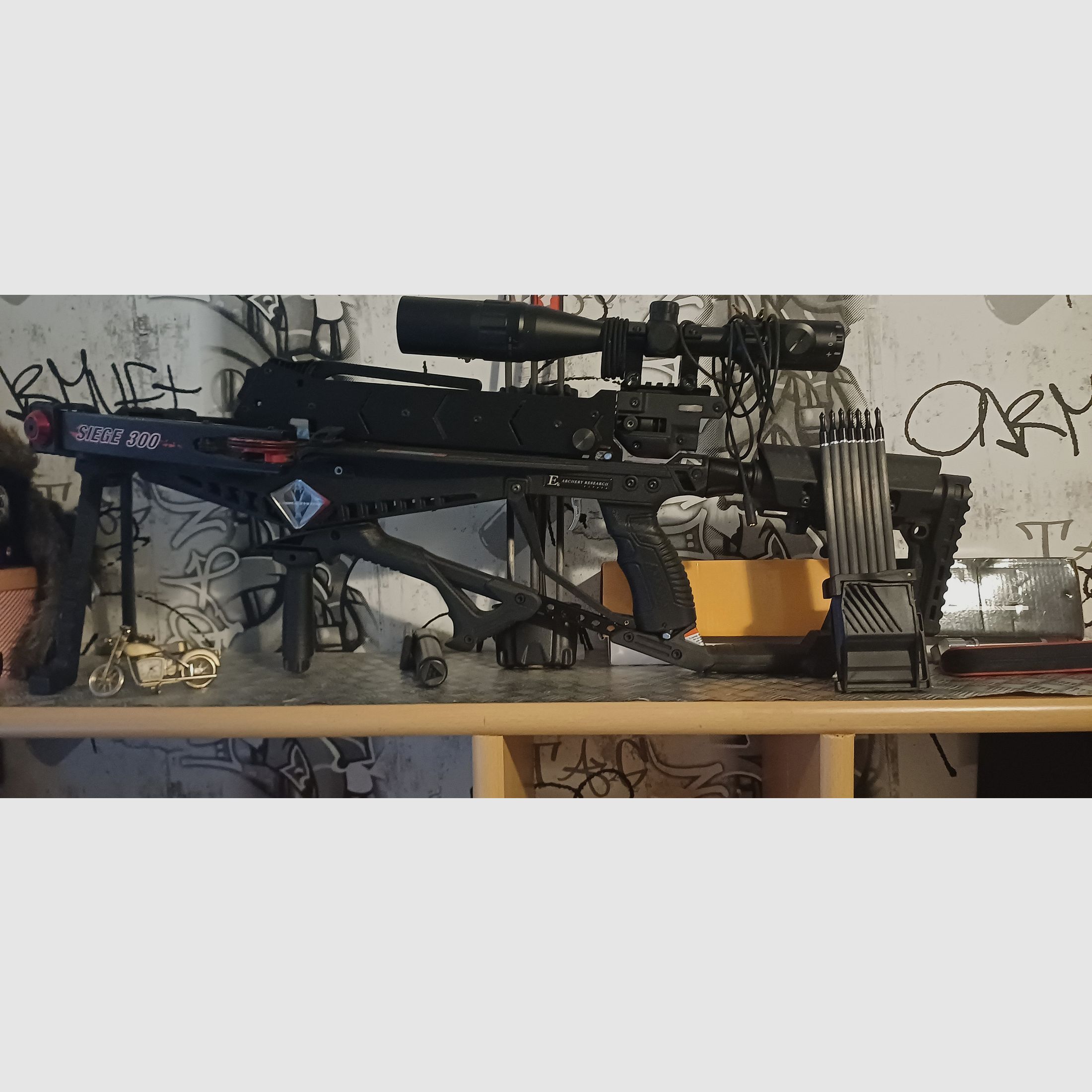 Scharfschützen Armbrust Repetierer mit Magazin