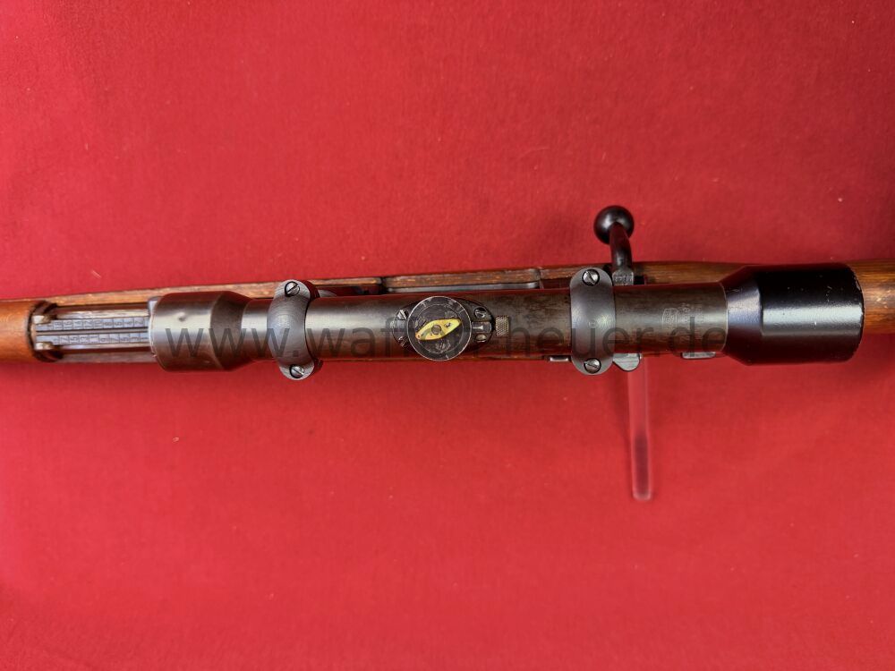 Mauser K98 Scharfschützen Karabiner WK II mit Adler und Kreuz