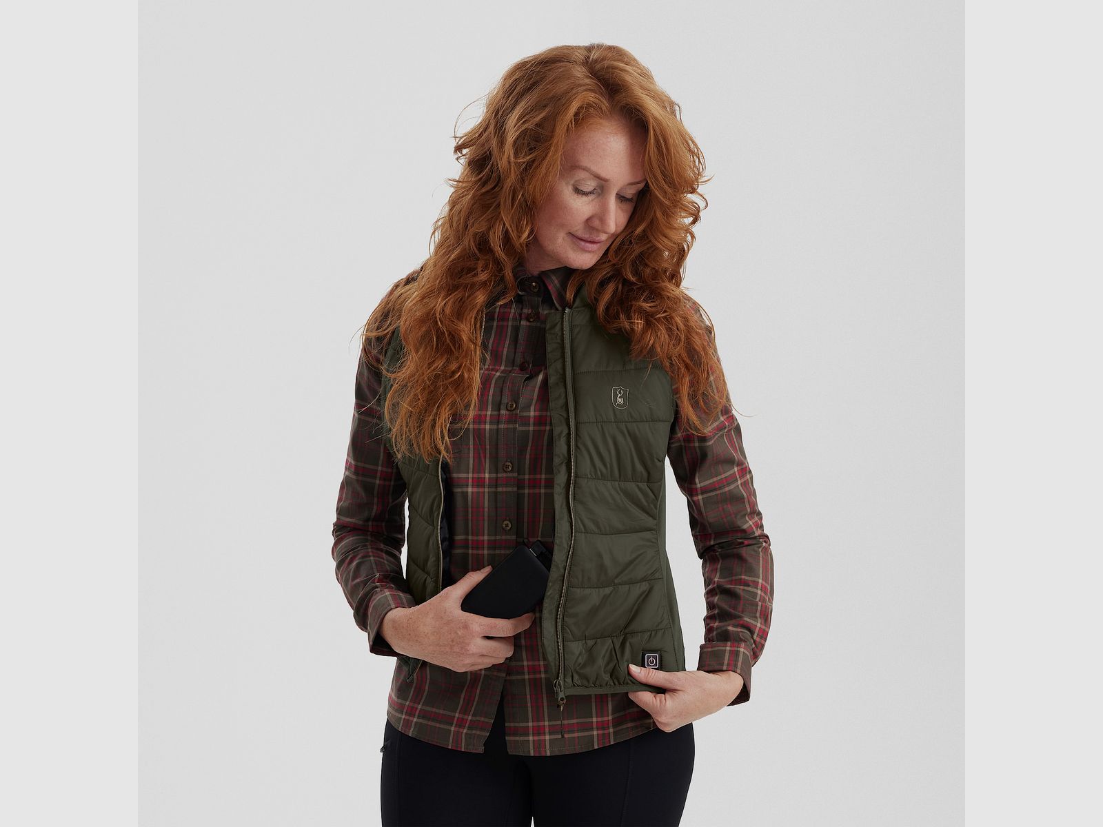 Deerhunter Lady Heat Inner Waistcoat Deep Green 46