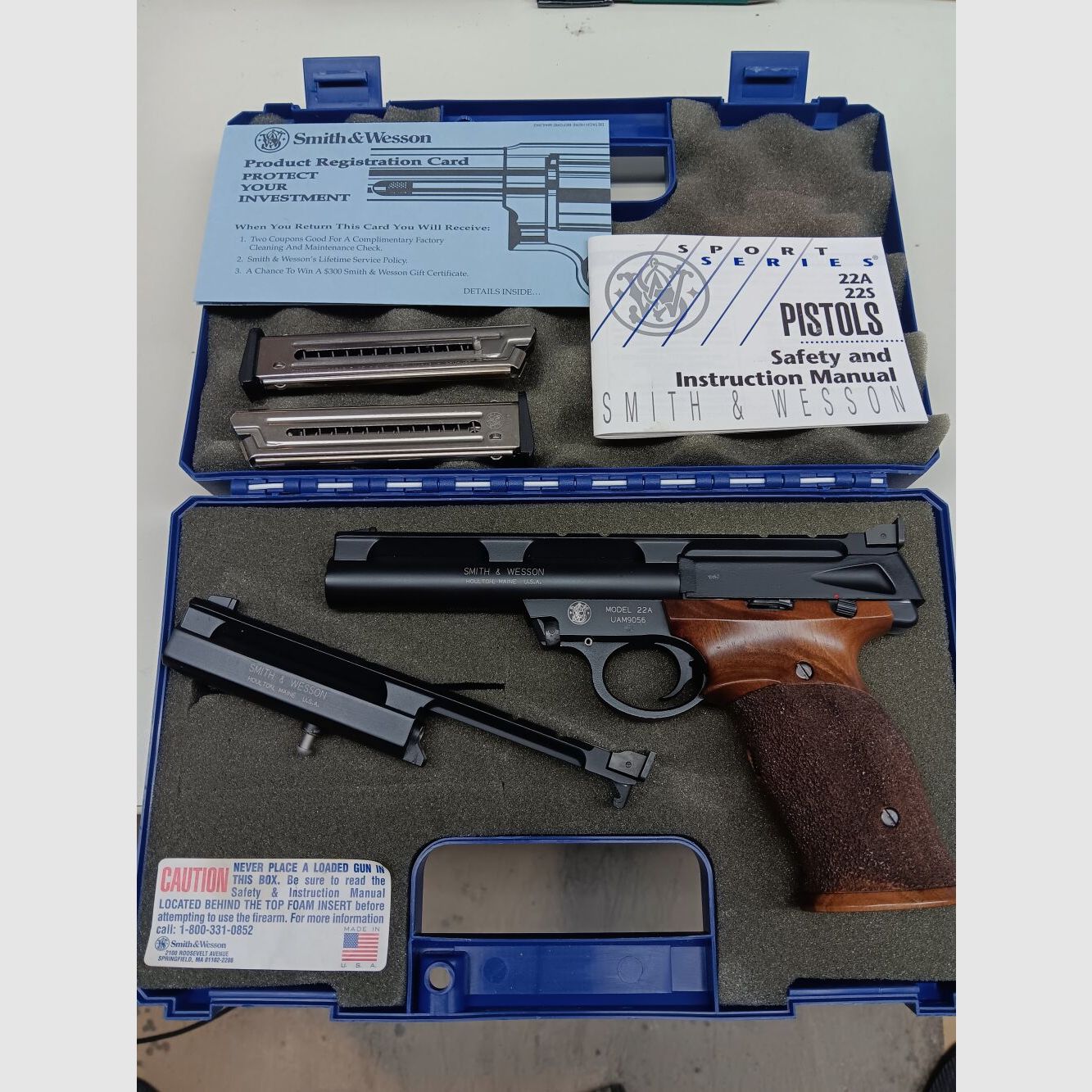 Smith & Wesson - Houlton, Maine USA Model 22A