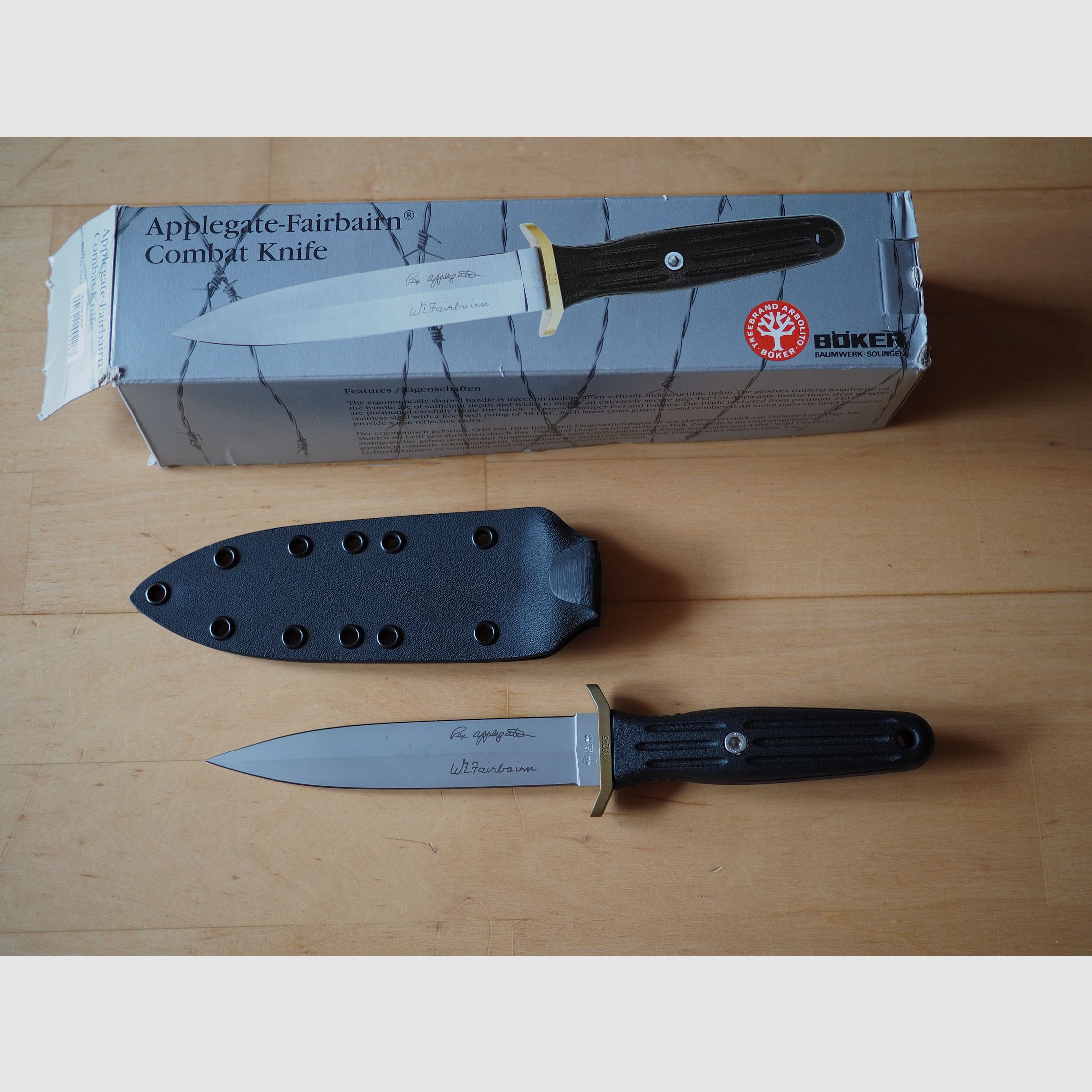 Applegate-Fairbairn messer jachtmes