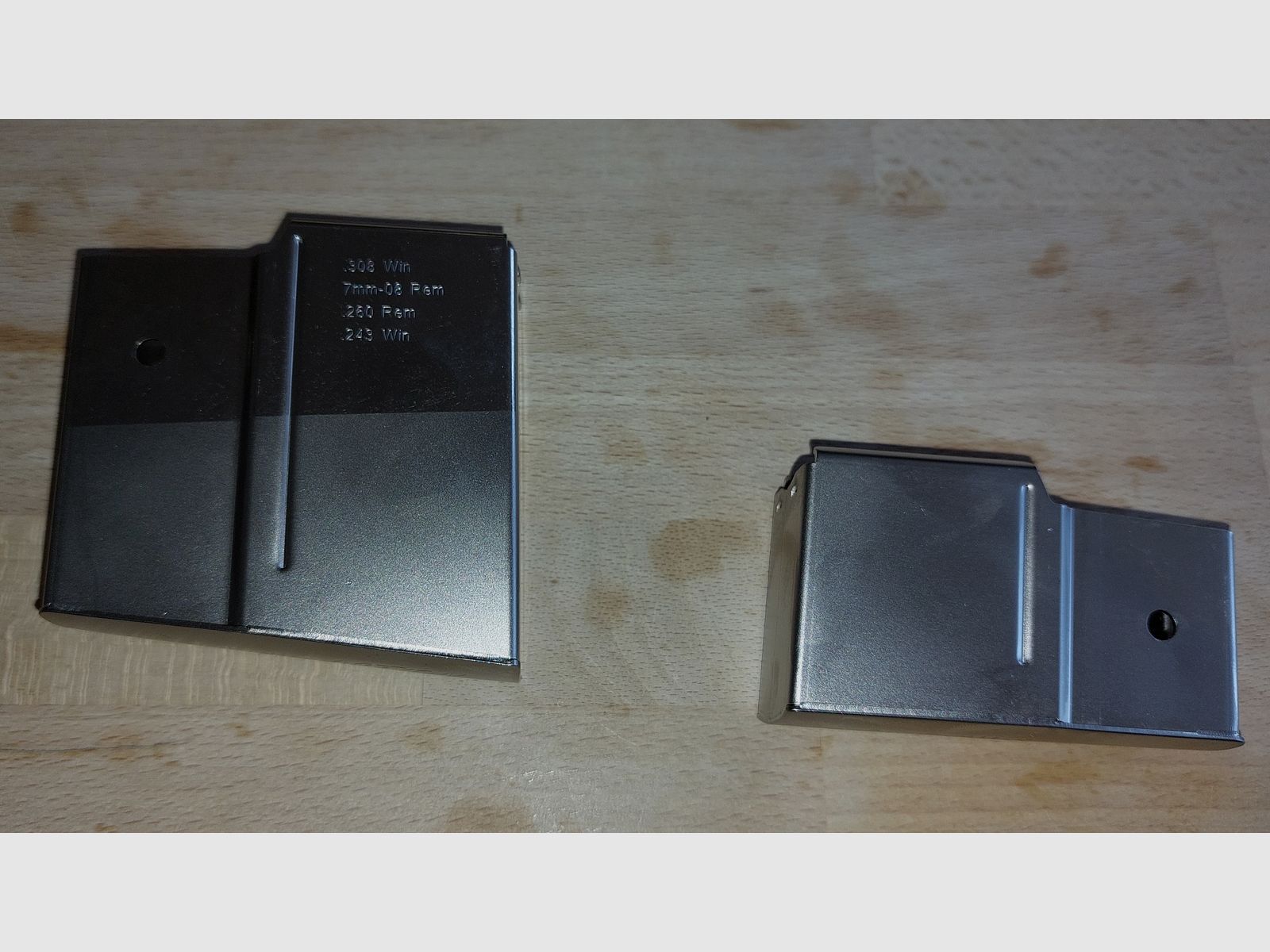 Action en acier HS nickelée en .308 Winchester avec un canon de 51 cm