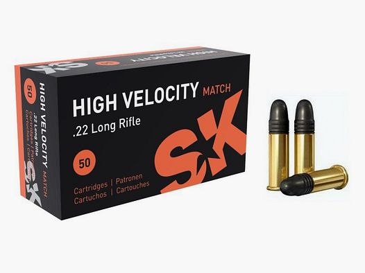 Cartouches SK High Velocity Match cal. 22 LR