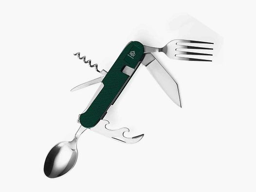 Strumento da campeggio PUMA TEC, Multitool verde