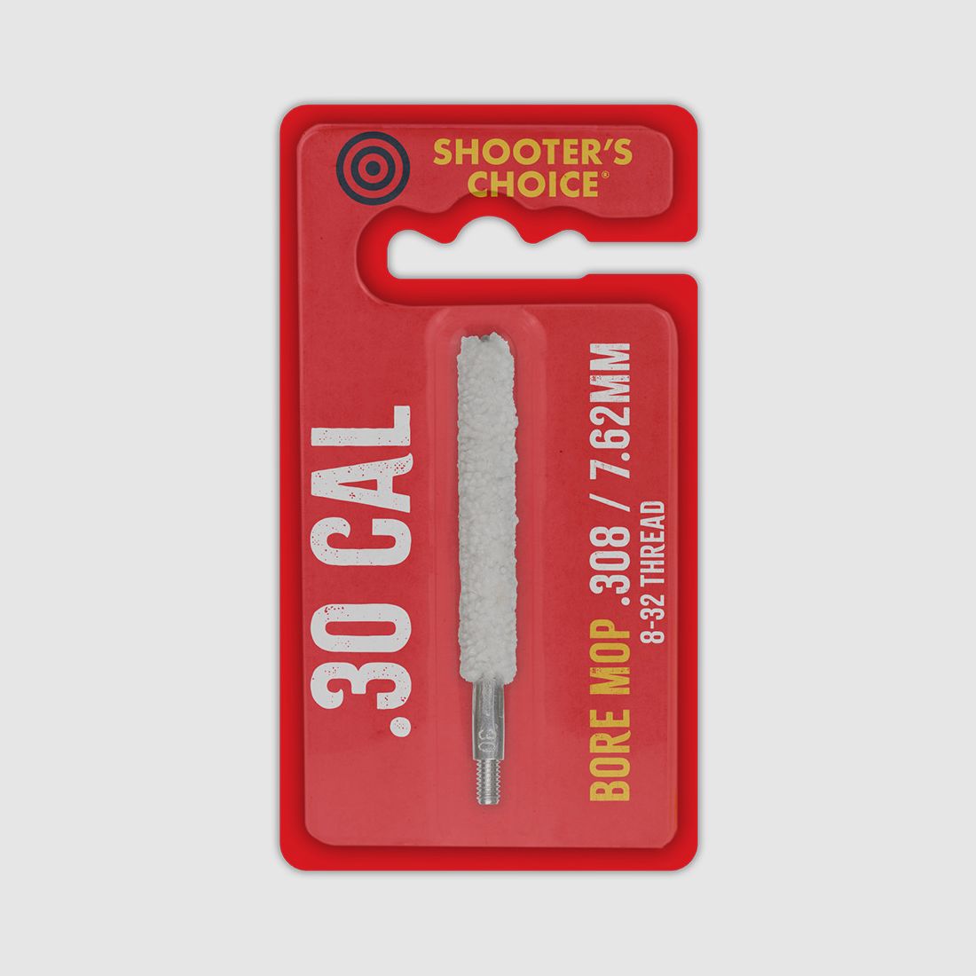 Shooter’s Choice Wollbürste .30 / 7.62 mm Baumwolle 3″ – 8-32 (SHF-3M30)