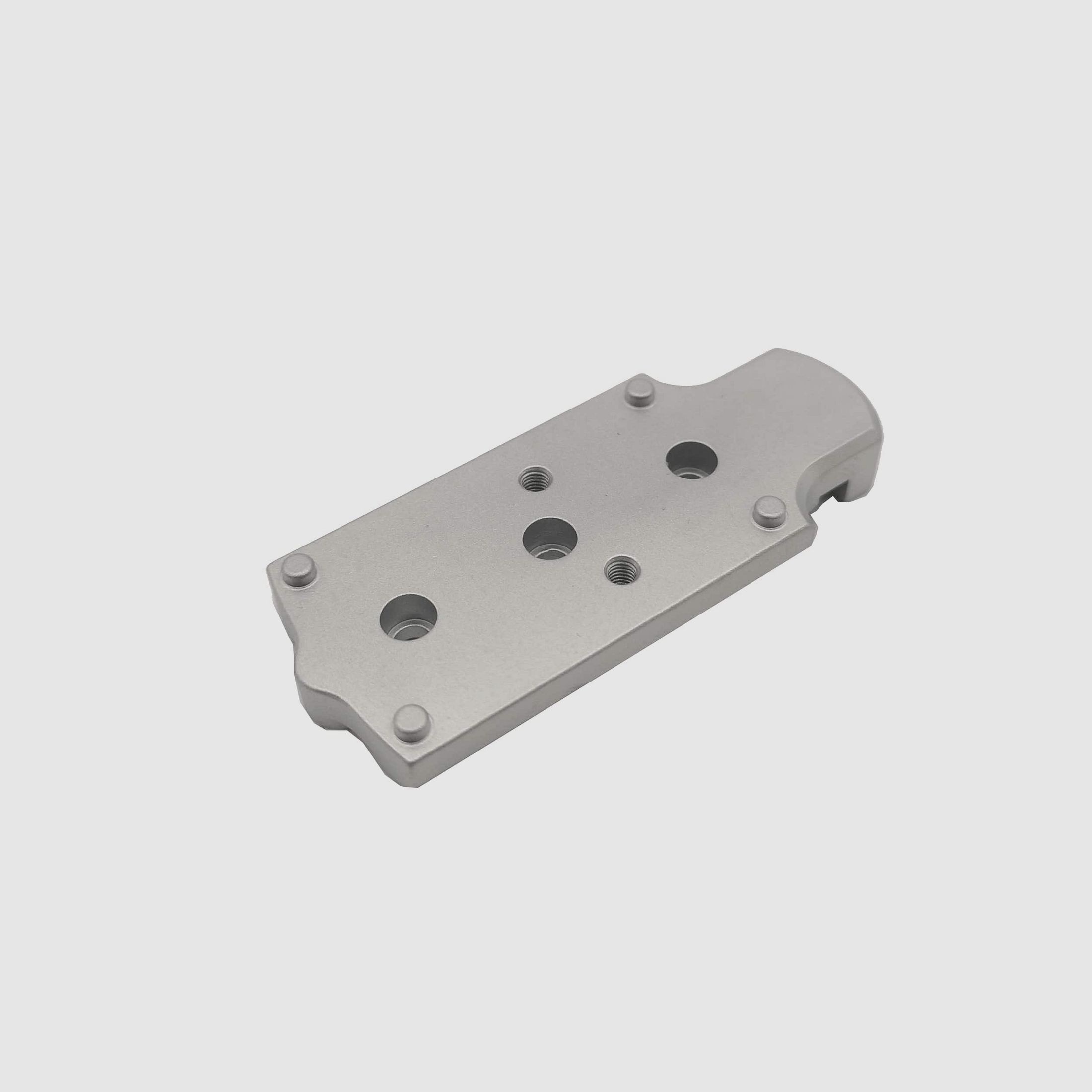 Docter Sight/Noblex mounting plate for S&W revolver silver