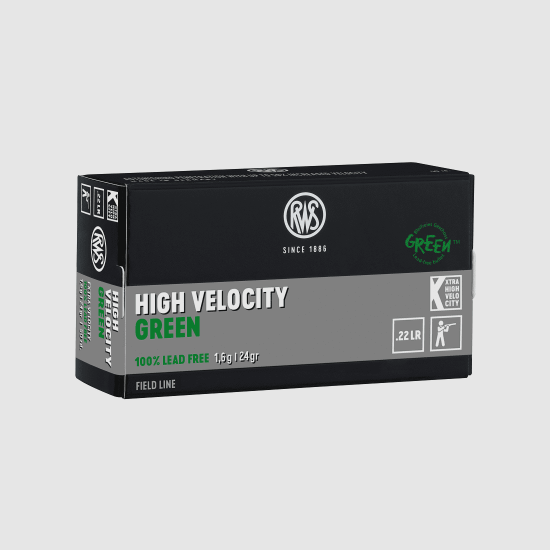 RWS .22 LR High Velocity Green 24,7 gr. - 50 Stk.
