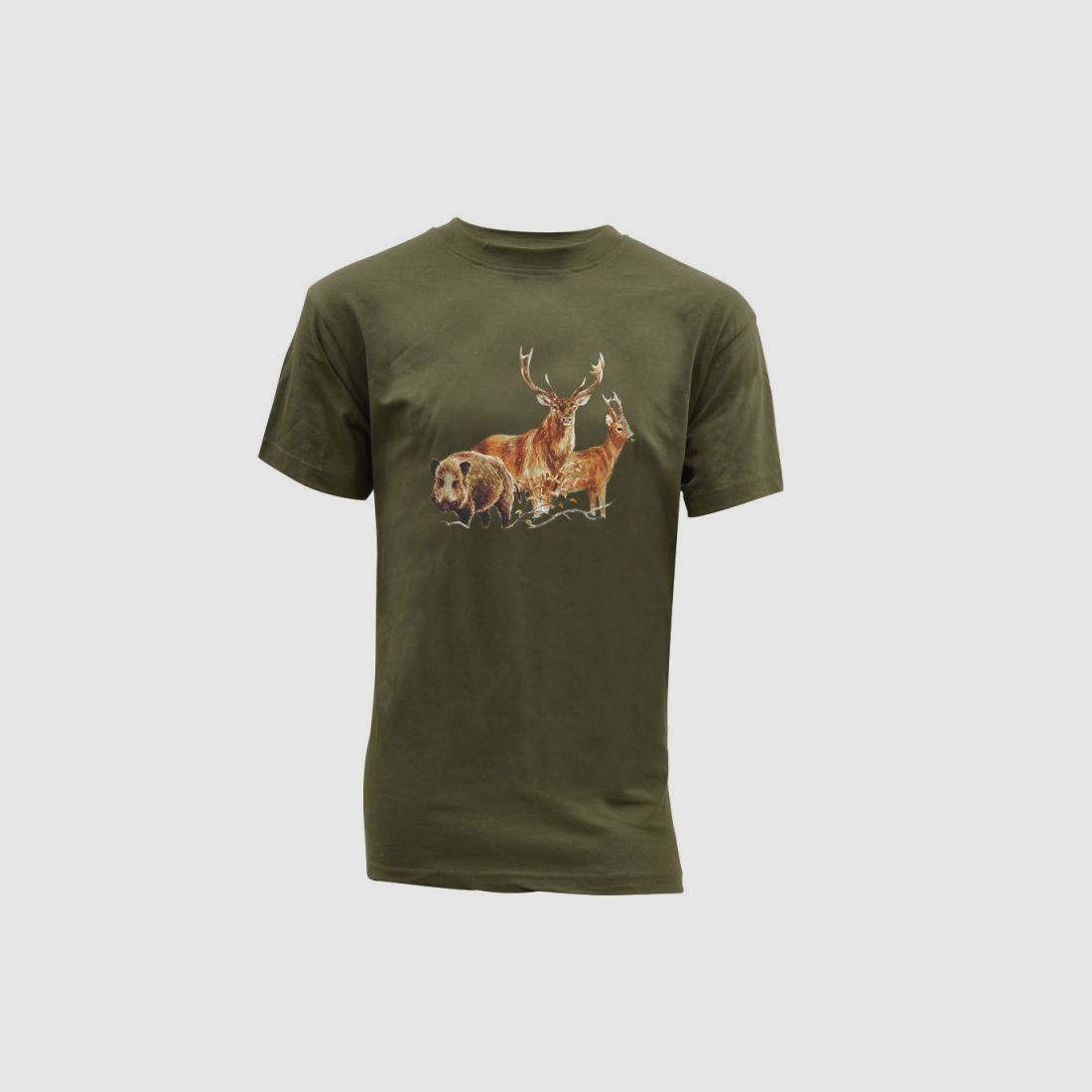 T-Shirt Kaki Bartavel® Große Tiere M bis 5XL, Bild 1 von 3