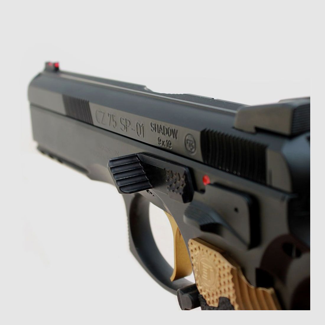 Zatrzask zamka z podparciem na kciuk do CZ 75 i Shadow 1, zdjęcie 2 z 4