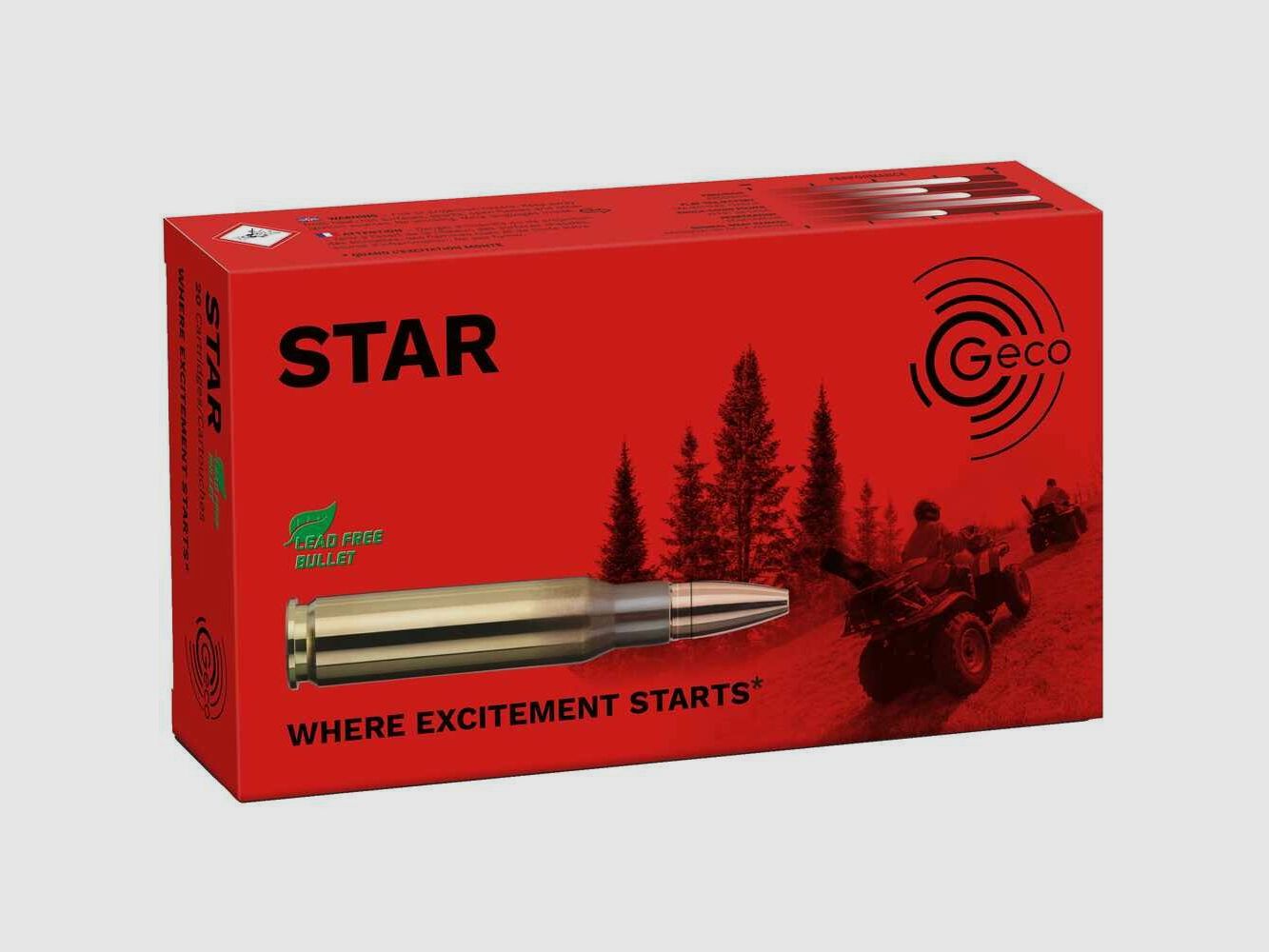 Geco Star 165grs - 20pcs