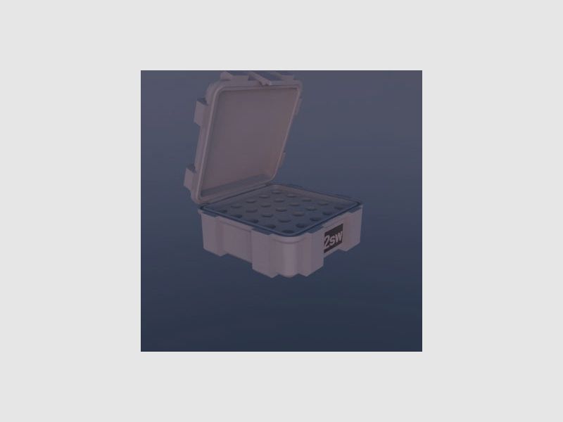 Boîte à munitions Filamelt / .32 S&W Long / 'couvercle rabattable' / boîte de cartouches, boîte à munitions