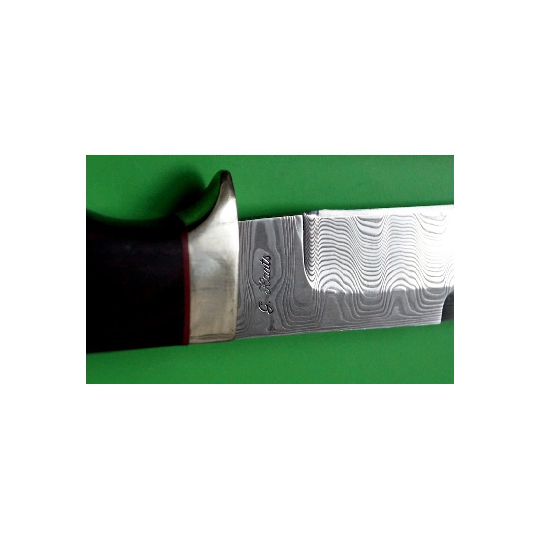 Custom Knife - Sammlermesser von Gerd Haats mit Damastklinge