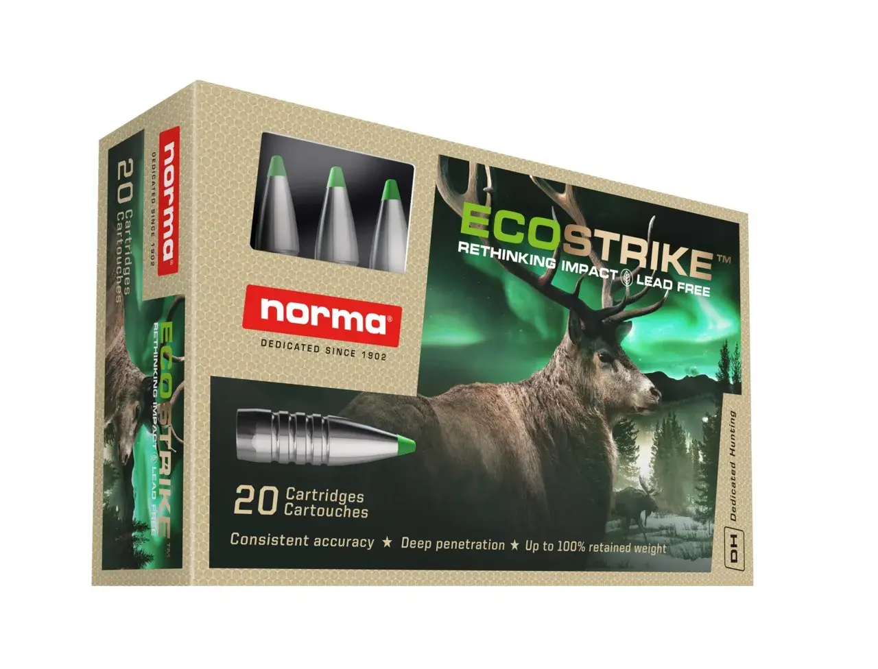 Balles 375 H&H Mag Norma - Ecostrike - 250 grains, image 2 sur 2