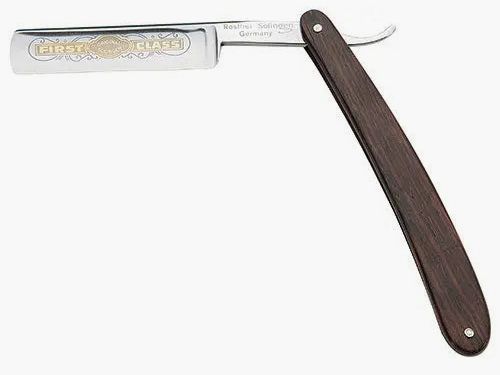 PUMA Rasiermesser mit Goldätzung, Palisander