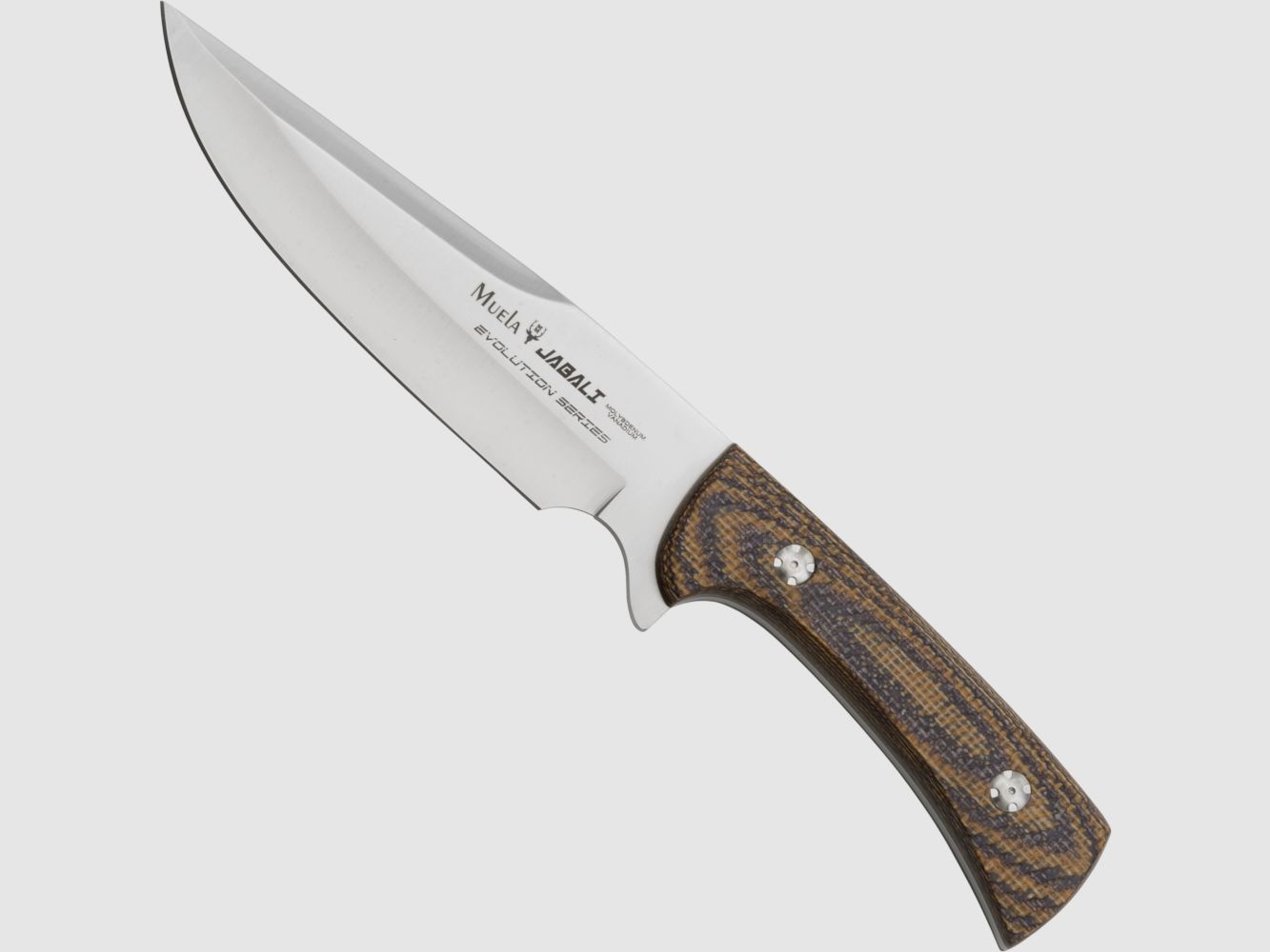 Muela Jabali Micarta Mustard groes Jagdmesser
