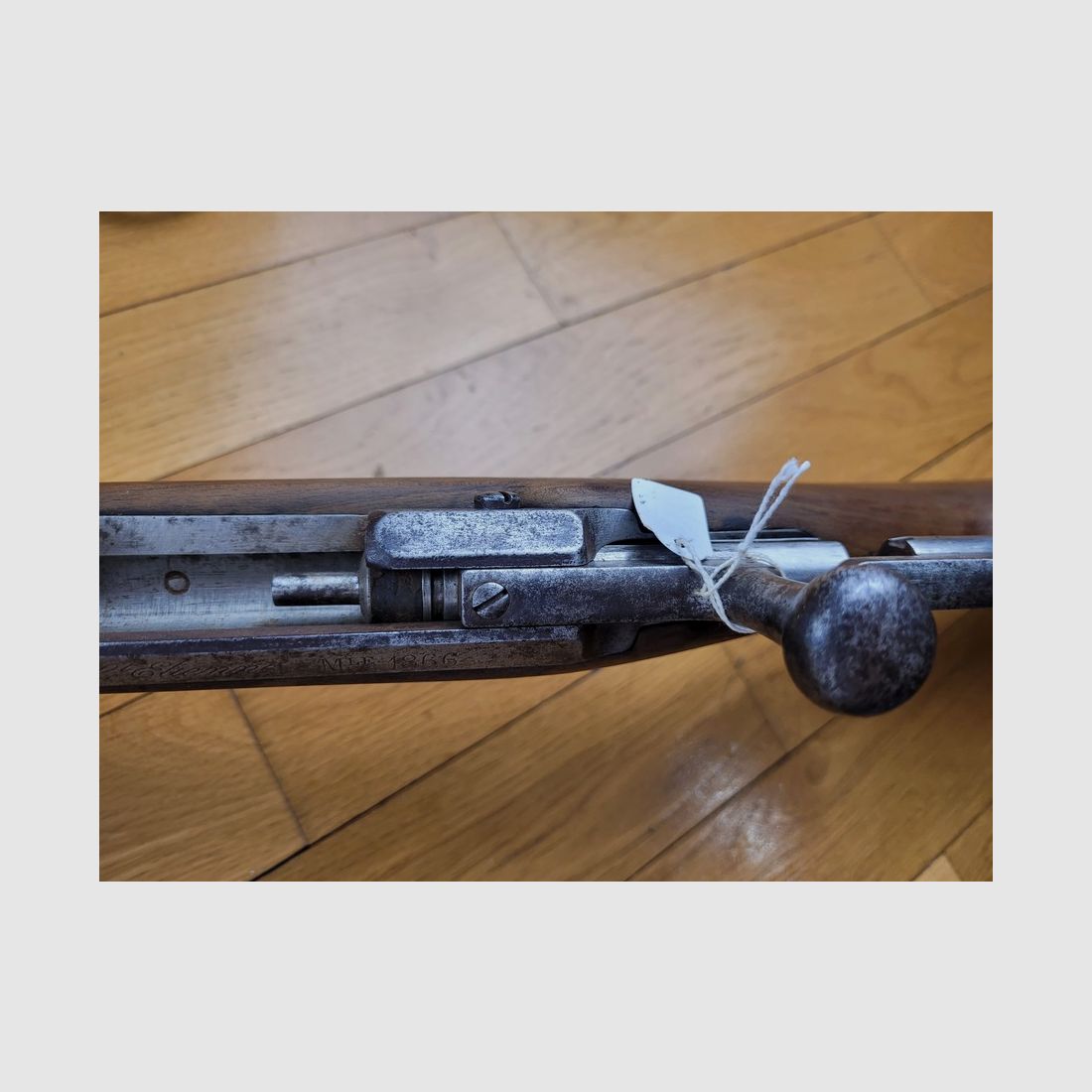 Exceptionnel ensemble Fusil Chassepot 1866 – Fin 1871- monomatricule avec SA baïonnette au numéro du fusil TBE+, image 25 sur 32