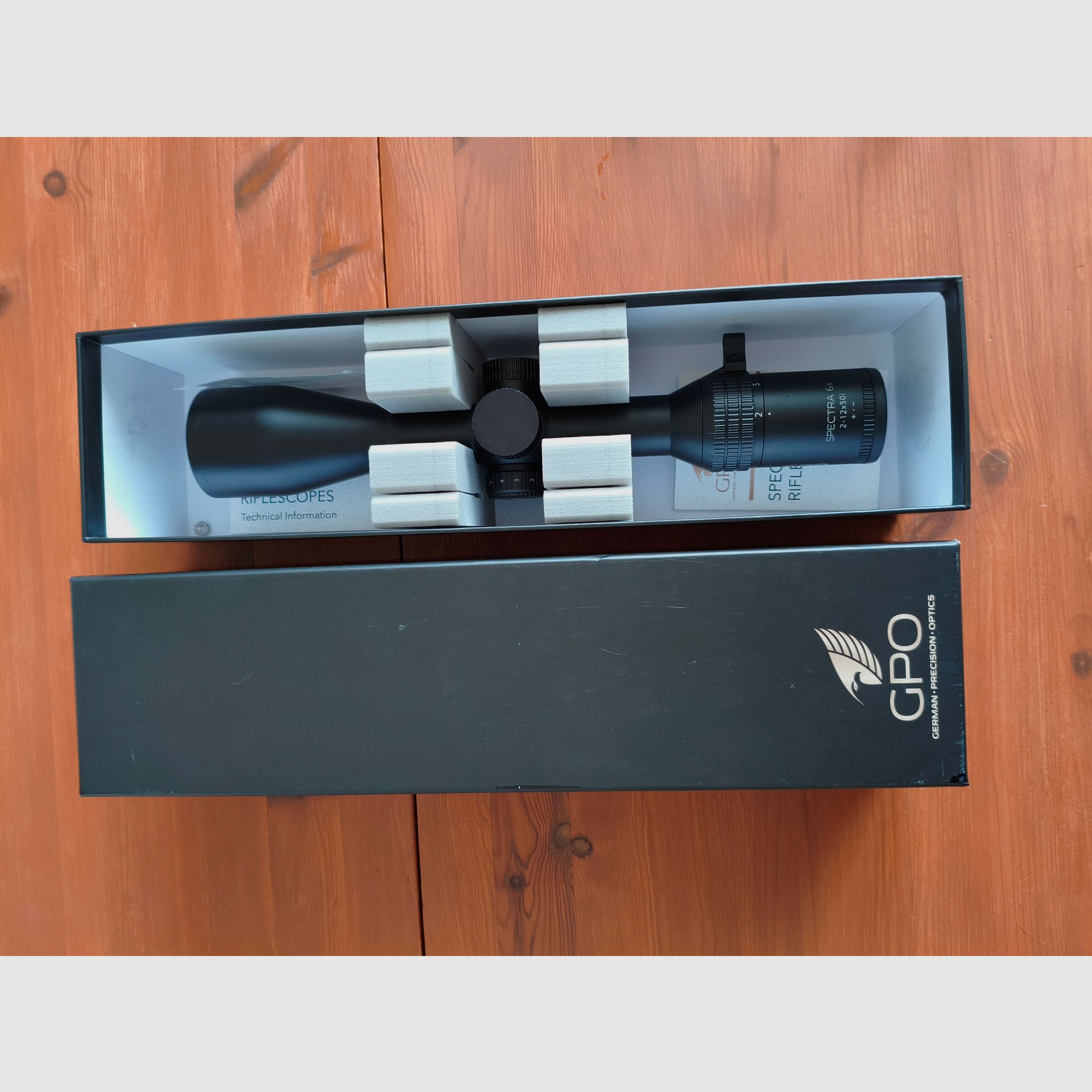 GPO SPECTRA 6x 2–12x50i – Top condition riflescope optics