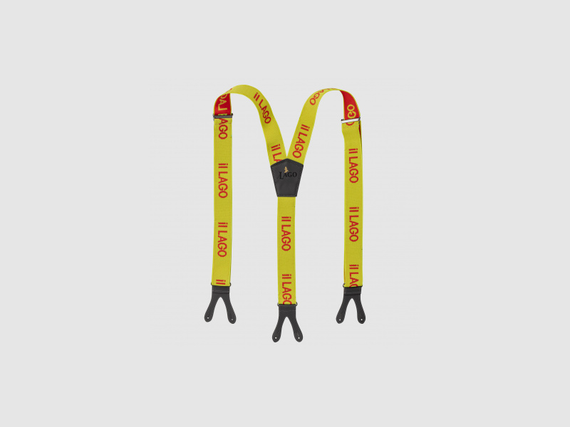 the Lake Keiler Pro Suspenders for Men (Yellow/Red) |