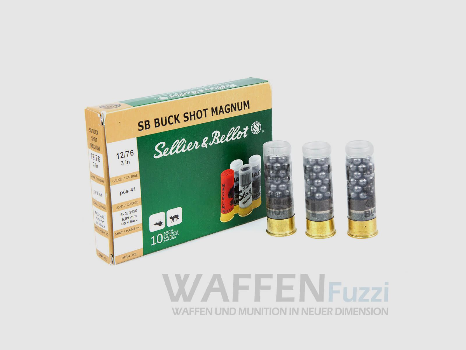 S&B 12/76 Buck Shot Magnum 6,1mm 10 Schuss 53g