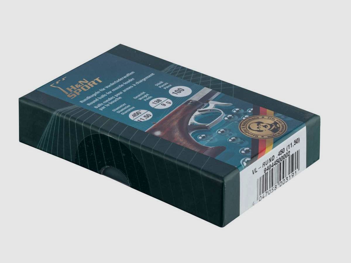 Okrągłe Ołówkowe Kulki H&N - Kal.36 (.362'), zdjęcie 1 z 4