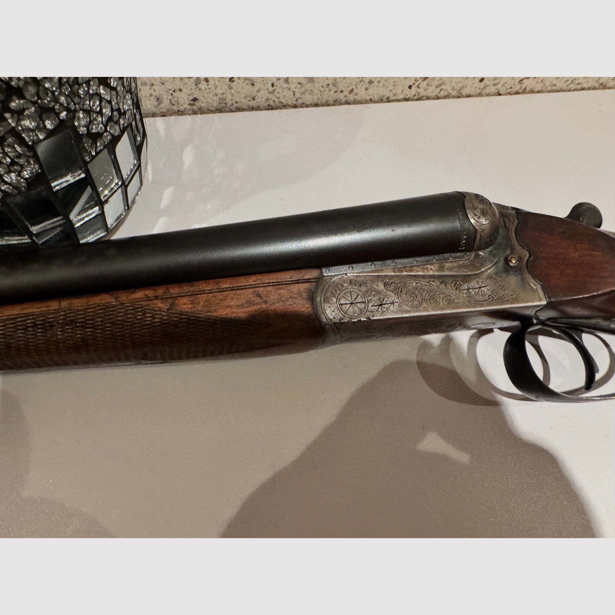 Querflinte / Doppelflinte Simson Suhl Kal. 12/70