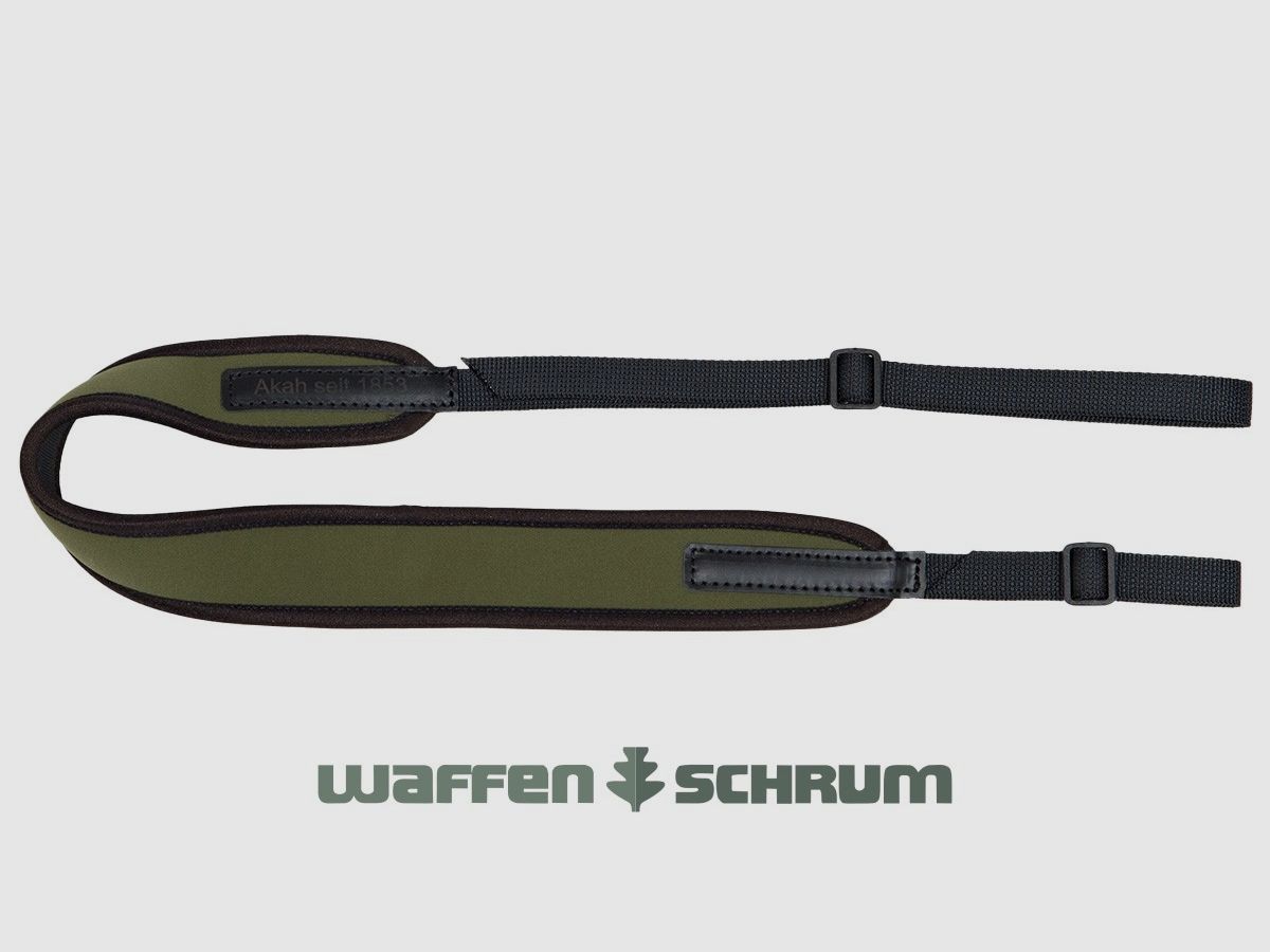 AKAH rifle sling neoprene padded - green