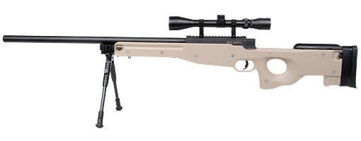 GSG MB01 Tactical Sniper - Airsoft Federdruck (weiß)