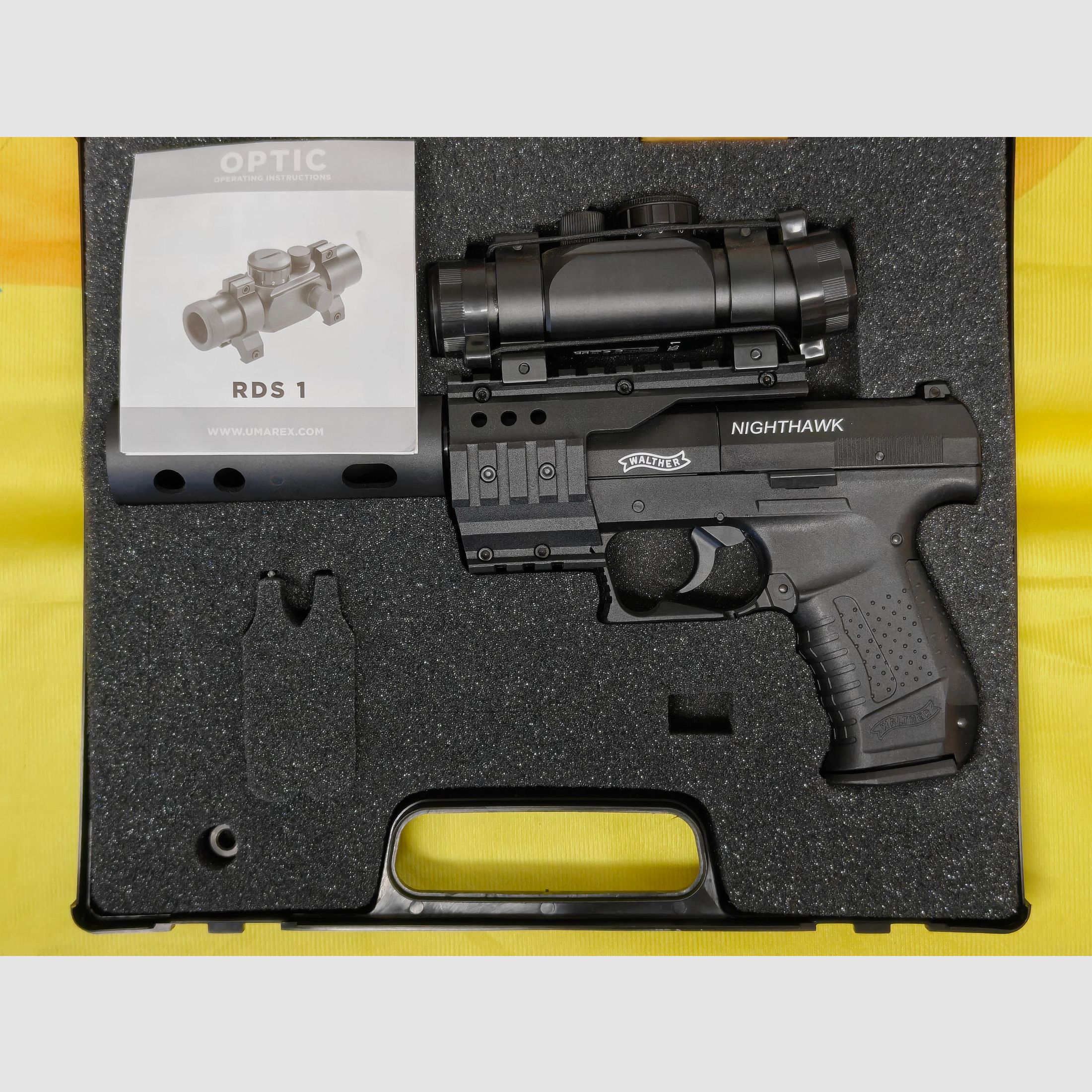Walther CO2 pistola NightHawk 4,5 mm, immagine 2 di 5