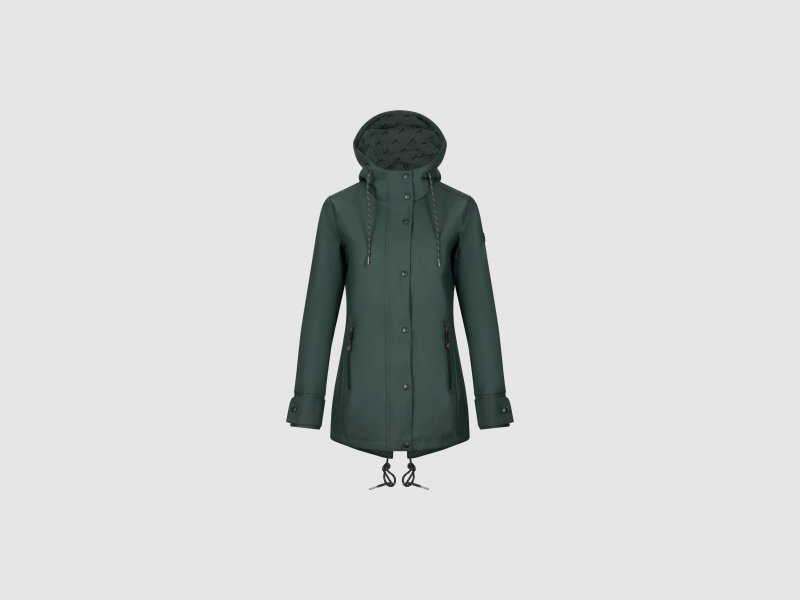 il Lago Sie Regenjacke Hirschlein Damen (Oliv) | 2XL