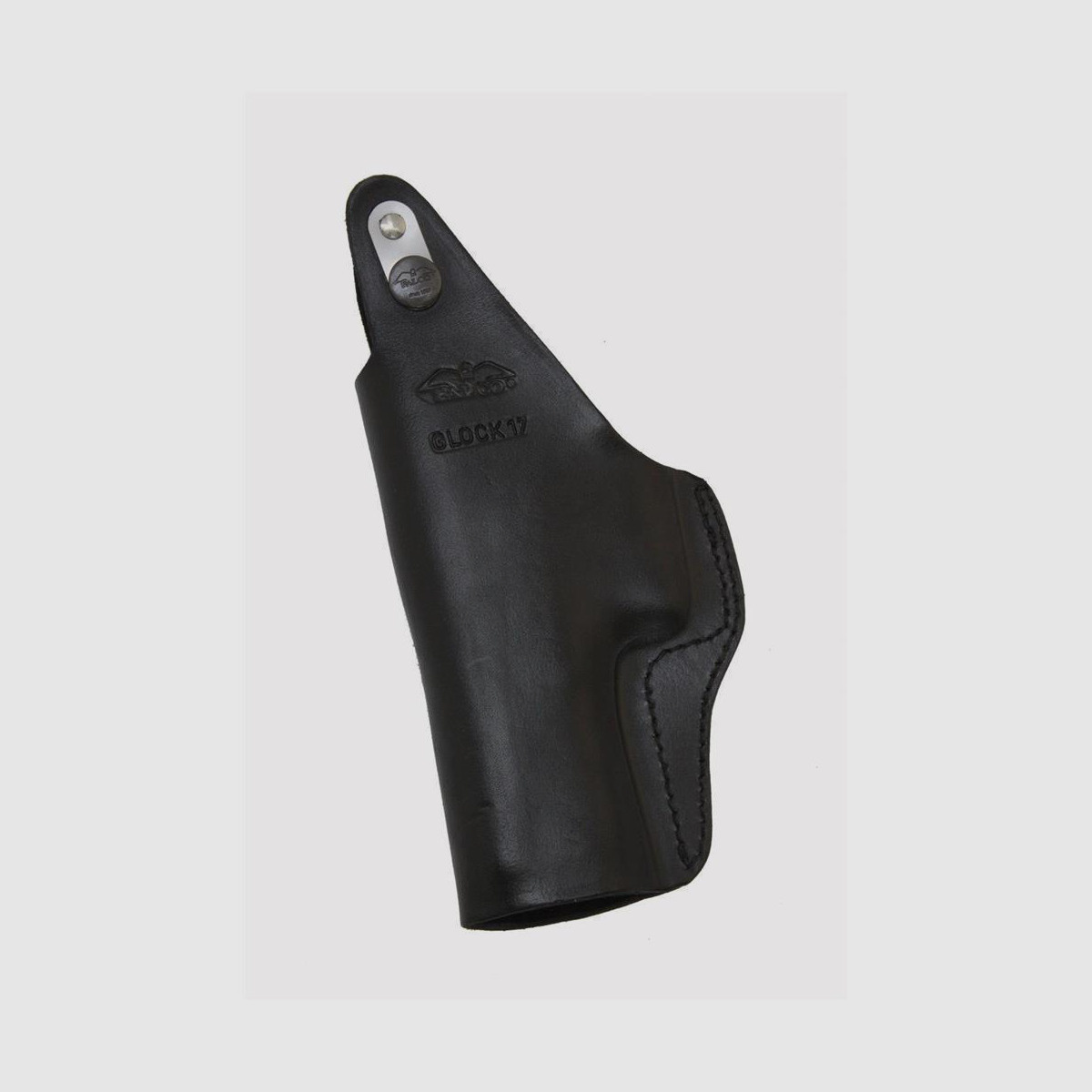LEDER Innenholster mit Clip Rechtshänder-Schwarz H&K USP Compact