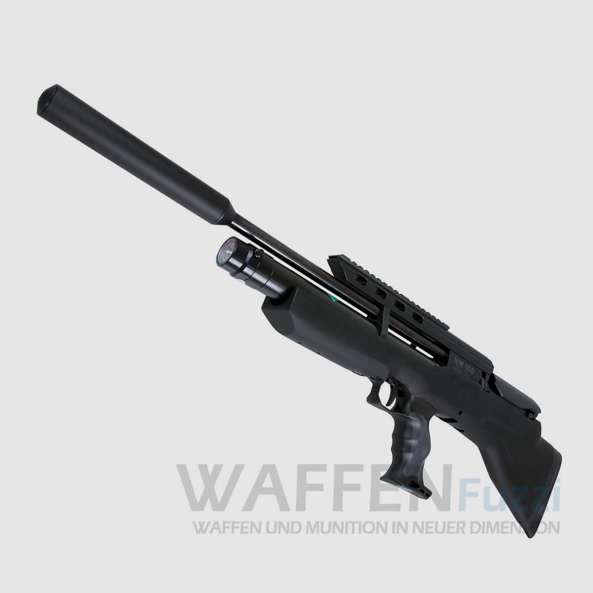 Weihrauch HW 100 BP + Schalldämpfer Kaliber 5,5mm / 410mm Lauflänge, Bild 6 von 7