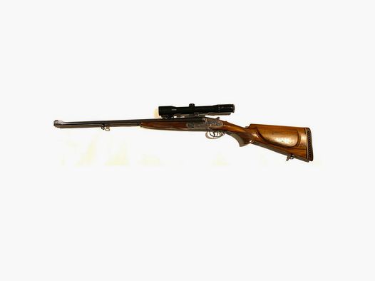 Spanish Double Bullet Sarasqueta, Cal. 8x57 IRS with Zeiss 1.5-6x42 | Used Firearm