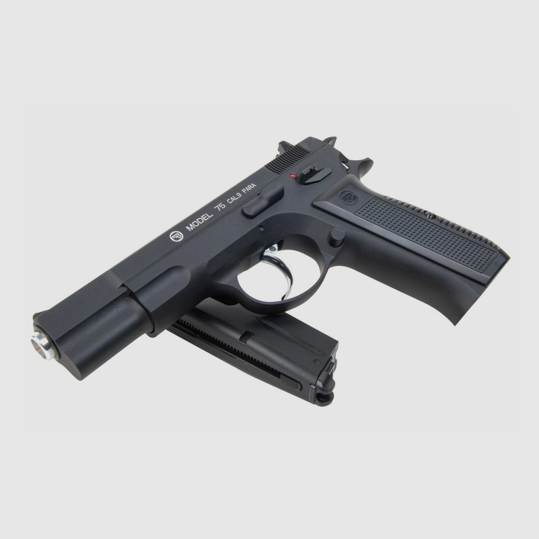 CZ 75 Schwarz 4,5mm BB Druckluft Co2 BlowBack