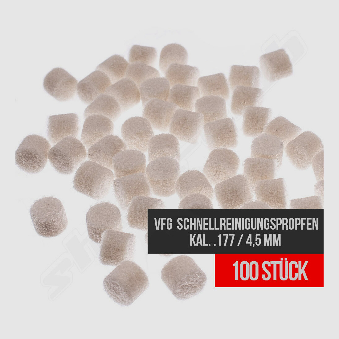 VFG Tappo di Pulizia Veloce Cal. .177/ 4,5mm, 100 pz