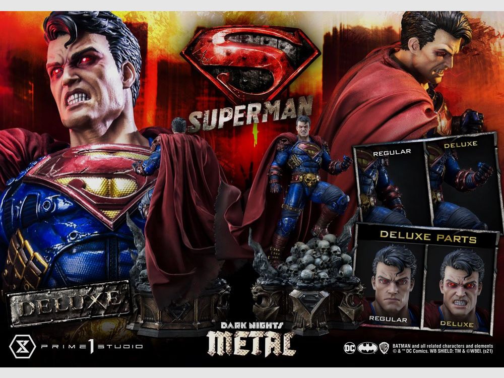 Dark Knights: Metal Statue 1/3 Superman Deluxe Bonus Ver. 88 cm | 43117