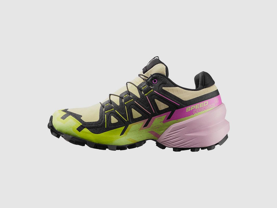 SALOMON – DAMEN – SPEEDCROSS 6 GTX W Bog/Dawn Pink/Acid Lime, Bild 3 von 7