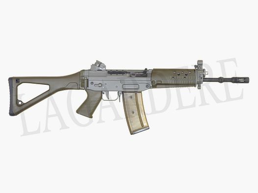 SAN SWISS ARMS SG 553-1 LB GRÜN HA.DIOPTRE (SEMI-AUTOMATISCHES STURMGEWEHR)