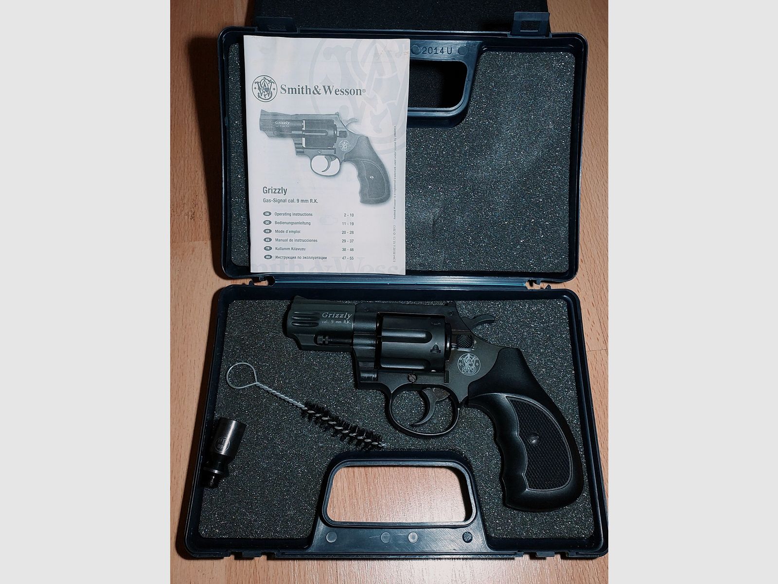 Smith & Wesson Grizzly revolver d'alarme calibre 9mm R.K. bronzé (PTB 894) S&W Grizzly