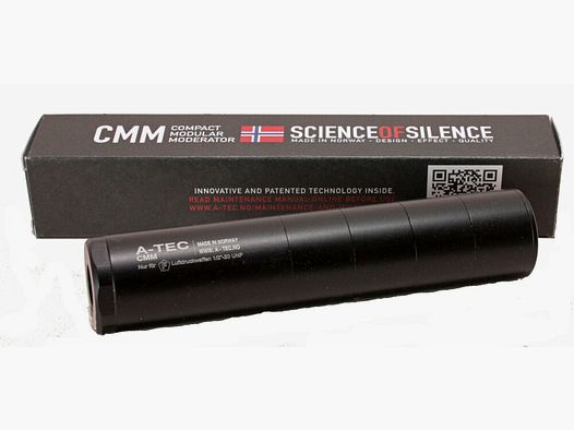 ZEGUS Silenciador A-TEC 1/2 pulgada 20 para armas de aire 4,5 y 5,5