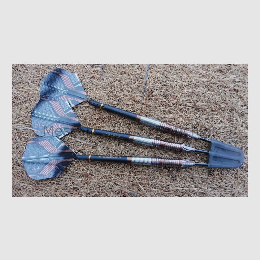 Harrows Steel Darts Toro 90% Hochwertiger Tungsten Dart Dartpfeile Set mit Schäften und Flights