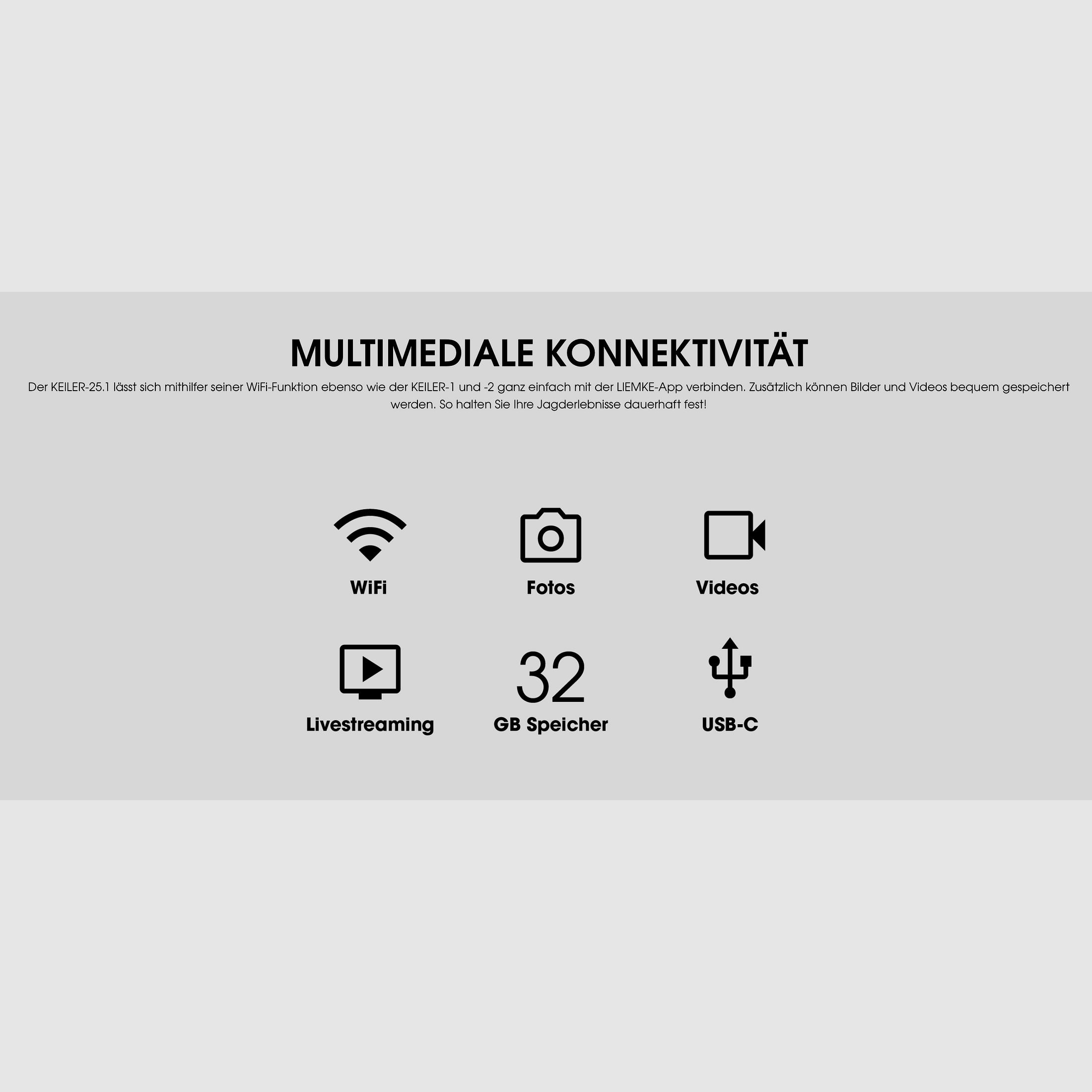 LIEMKE KEILER 25.1 Wärmebildhandgerät 12 μm 1.250 m