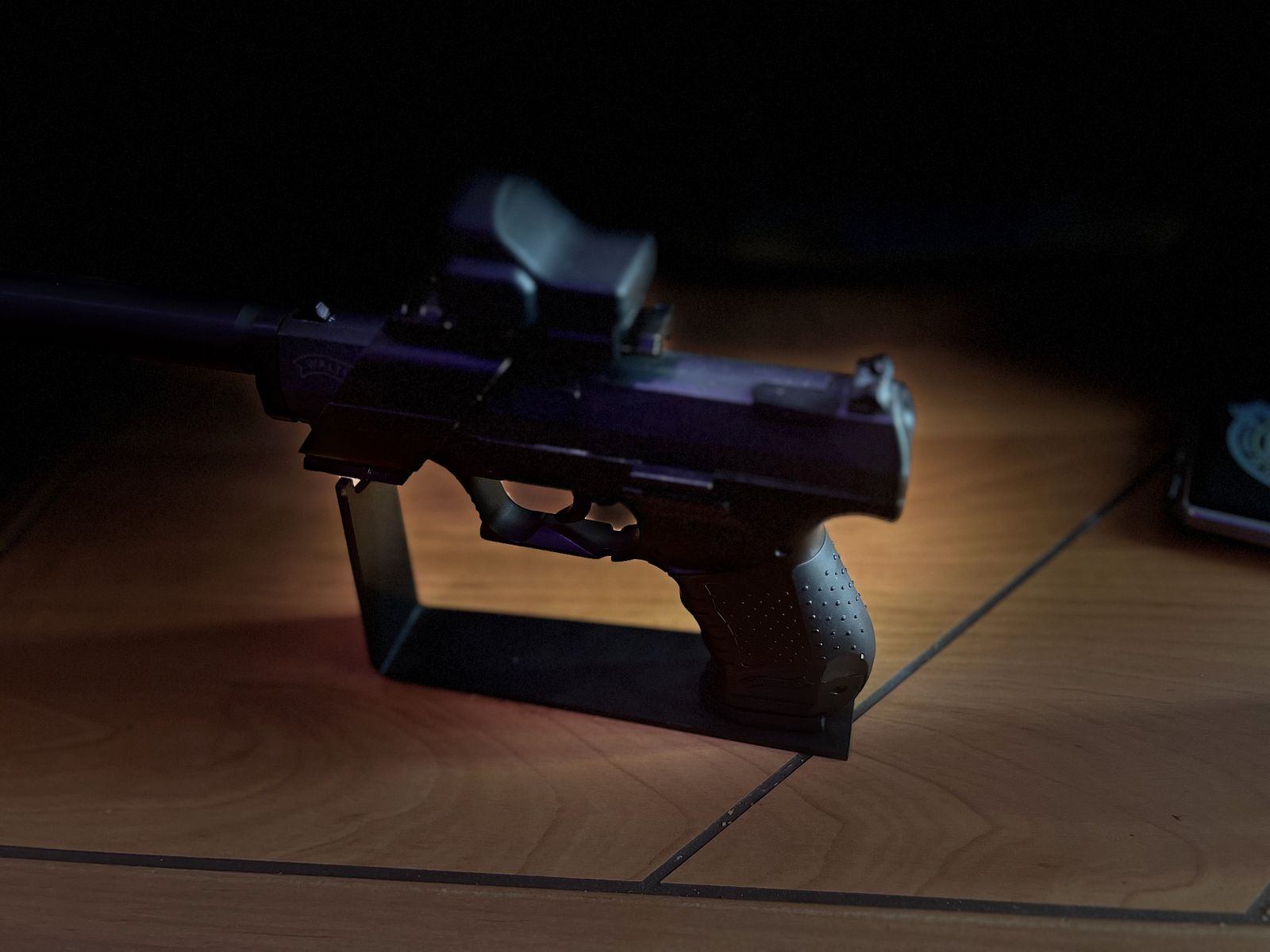 Walther cp99 4,5mm Diabolo mit Schalldämpfer und Reddot und Montageschiene