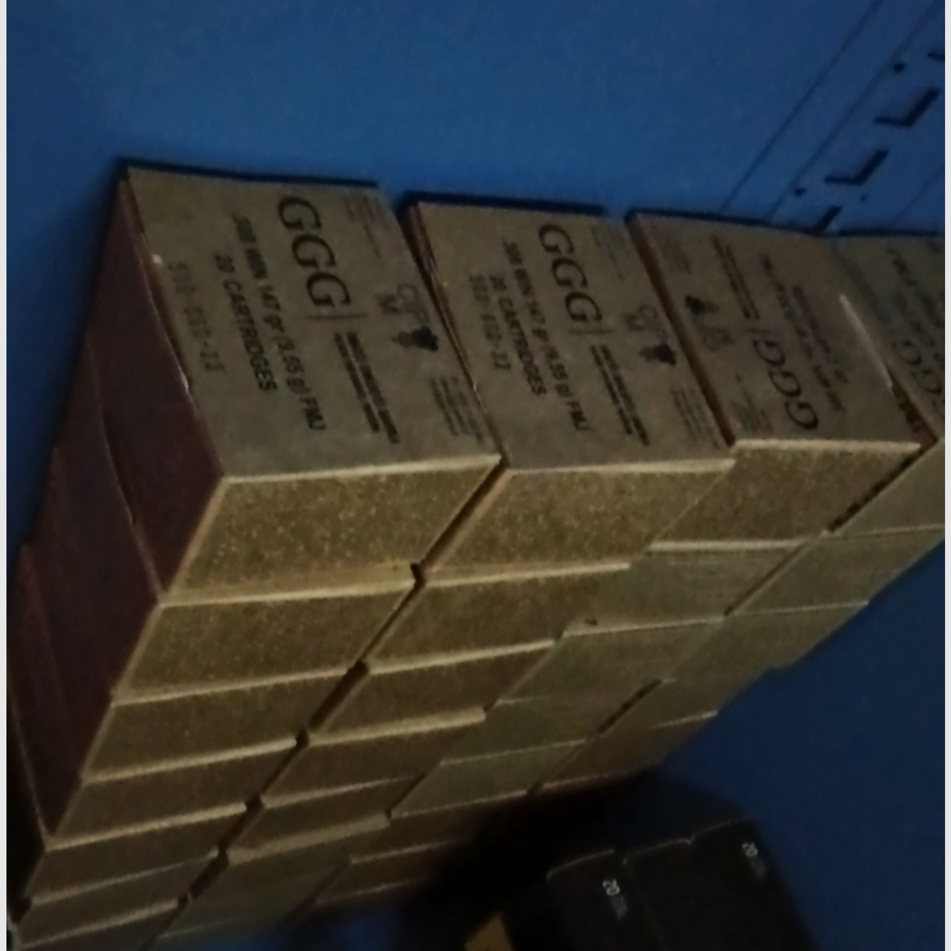 GGG .308Win 147 grs FMJ 32 x 20 pz., totale 640 pz.