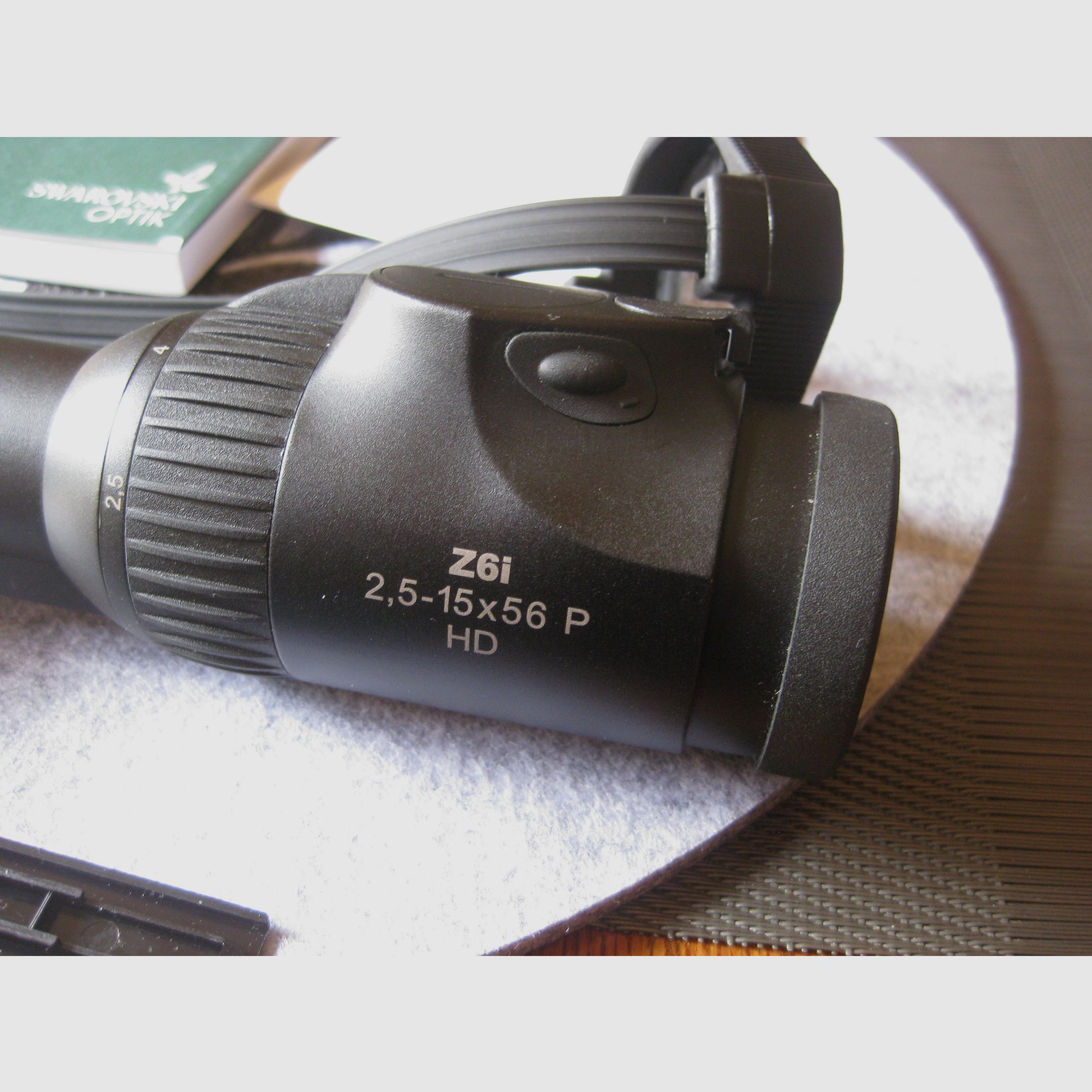" TOP+NEUWERTIG "  = Swarovski  GEN-II als Z6i 2,5-15x56 P BT SR Abs.4A-I !! Inklusive original Blaser-Sattelmontage-HOCH !! Kein ZEISS-LEICA-GPO-S&B-MAUSER-WALTHER-SAUER 505-R8-K95-R93, Bild 4 von 15