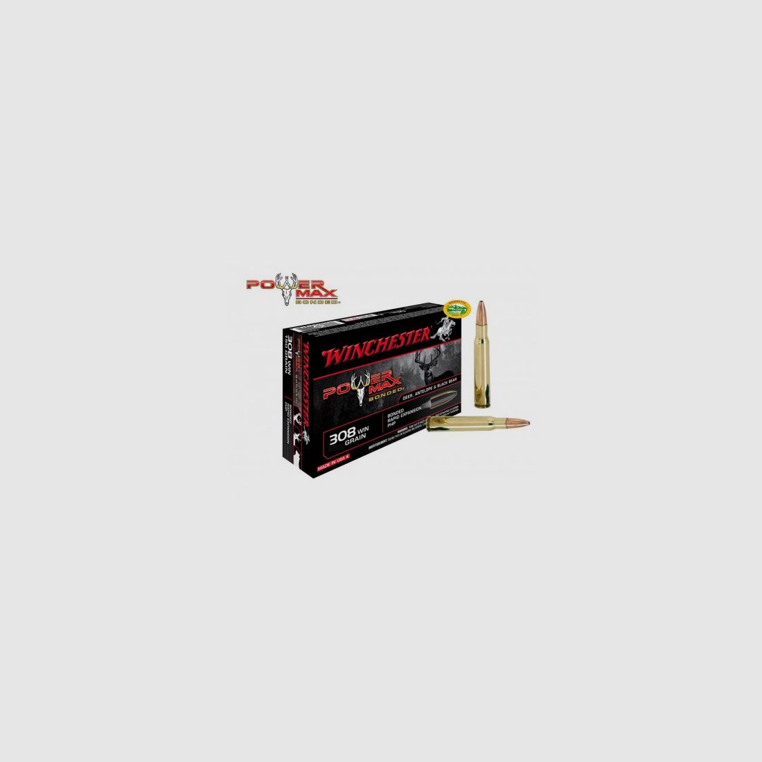 WINCHESTER Munition Kal. .308 Win POWER MAX BONDED 180gr.