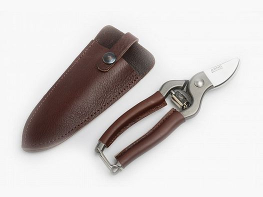 Arno Mini-Pruner 16 cm con custodia in pelle