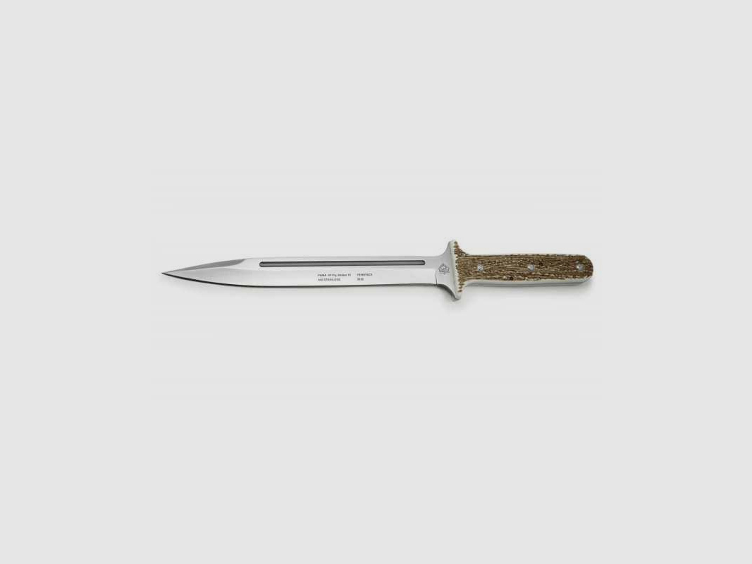 PUMA XP cuchillo de cerdo 15, cuchillo de caza, POM Commando Stag
